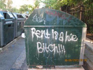 silver graffiti rent is a hoe bitch